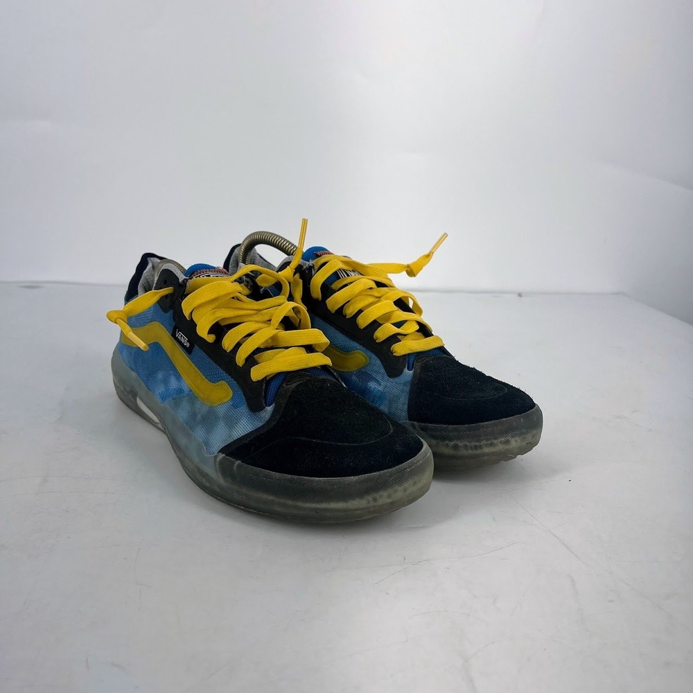 Vans EVDNT UltimateWaffle Mens 8.5 Blue Yellow Black Skate Shoes 721356 - Picture 2 of 11